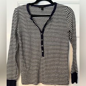 J. Crew striped Henley